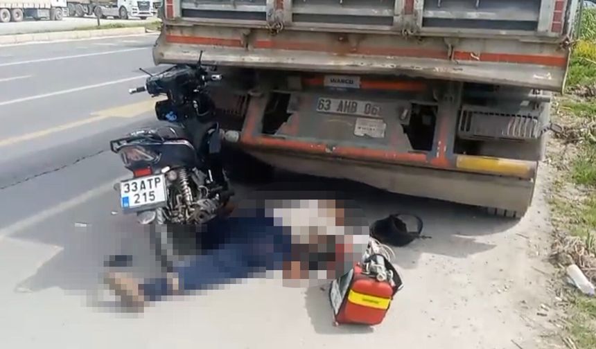 Mersin'de motosiklet kazası can aldı!