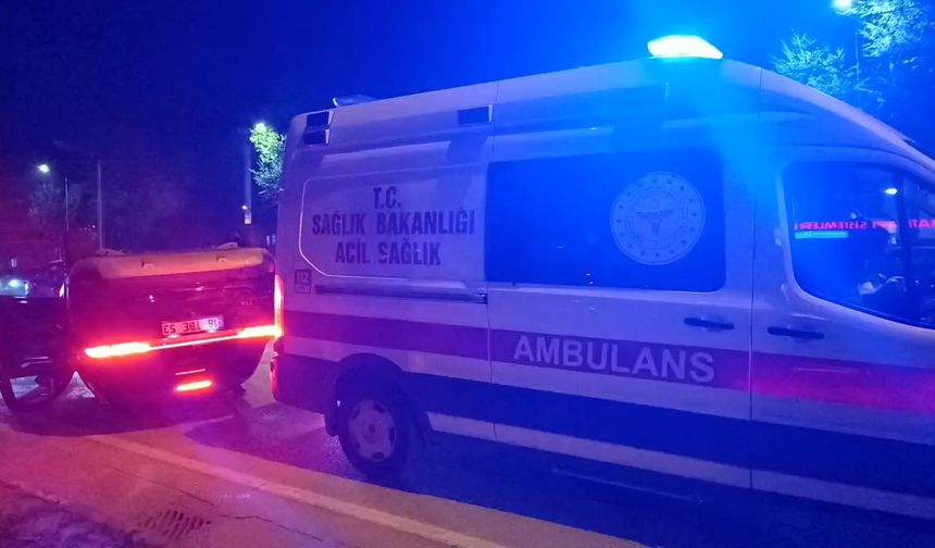 Osmangazi’de iki otomobil çarpıştı: 1 yaralı