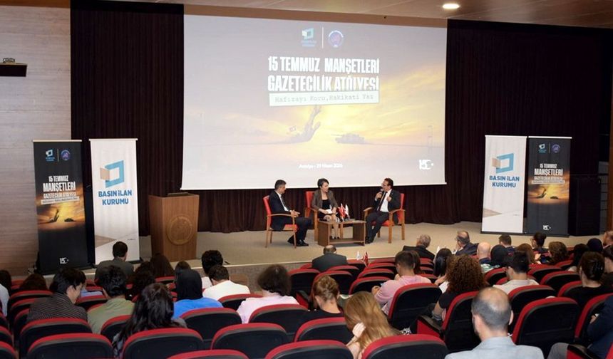 Genç iletişimciler 15 Temmuz’u manşetlere taşıdı: “Hafızayı Koru, Hakikati Yaz”