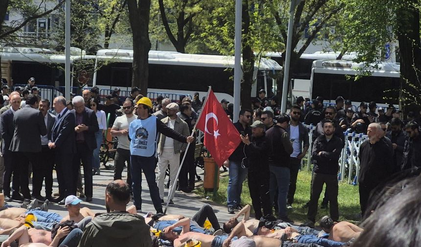 8 Gündür Açlık Grevinde Olan Madencilerin Yürüyüşüne Polis Engeli