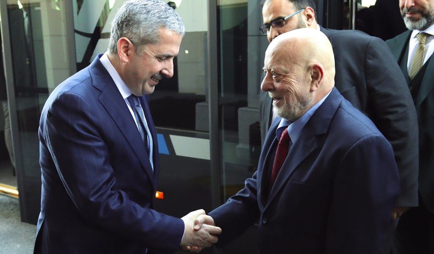 Bakan Yardımcısı Gürcan ve Muhammed Nidal eş-Şaar bir araya geldi