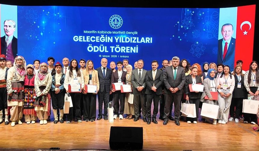 Ankara'da 'Geleceğin Yıldızları' yarışması ödül töreni