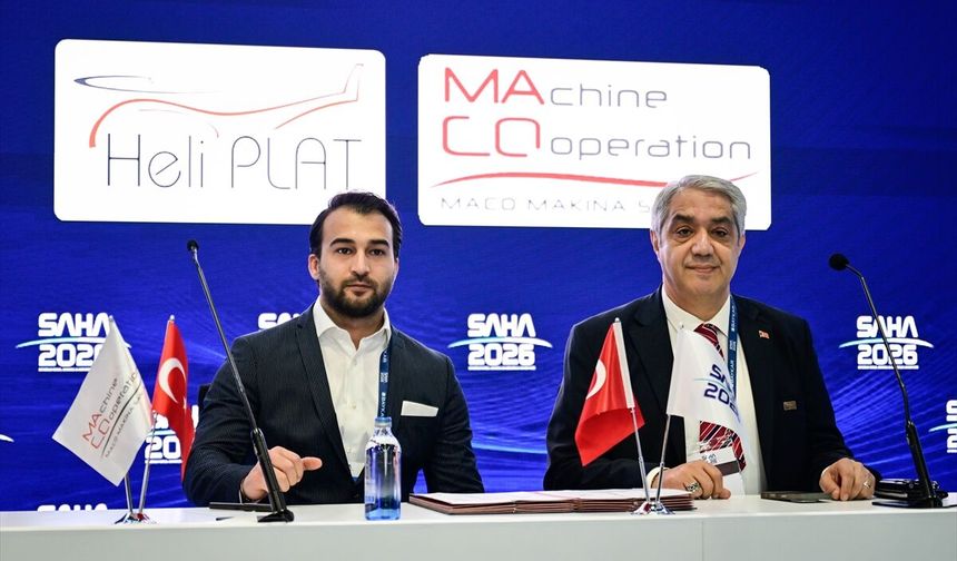 SAHA 2026’da HeliPLAT ile Maco Makina arasında stratejik imza