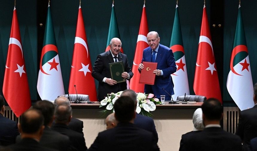 Türkiye ile Cezayir arasında stratejik iş birliği anlaşmaları imzalandı