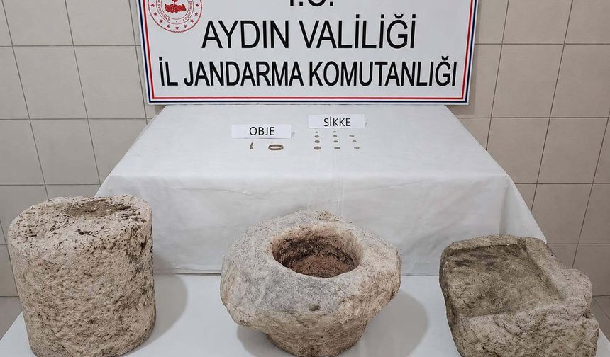Aydın'da 'tarihi eser' operasyonu: 1 şüpheli