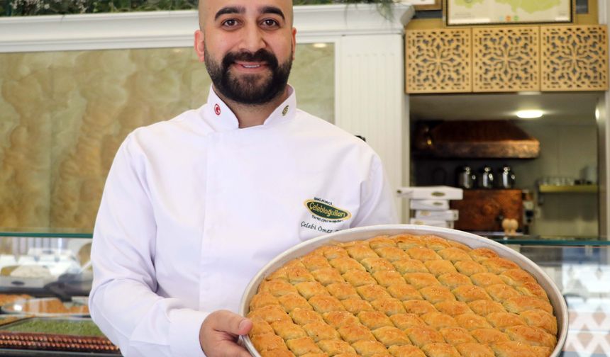 Baklava ustaları 24 saatlik bayram mesaisine başladı