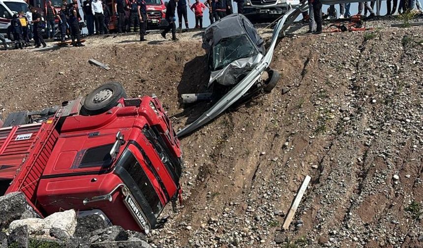Batman'da kamyon kazası can aldı!