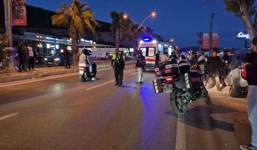 Bodrum'da Motosiklet İmama Çarptı