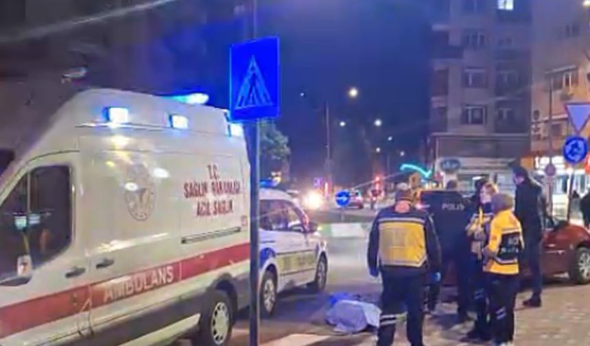 Kırklareli'de otomobil yayaya çarptı