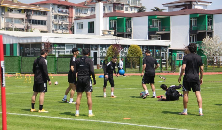 Kocaelispor, Fatih Karagümrük Maçına Hazırlanıyor