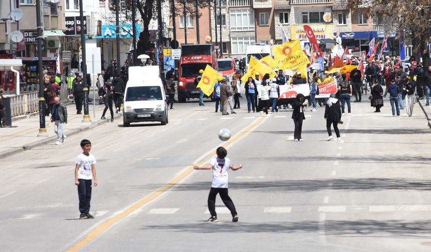 Sivas'ta 1 Mayıs kutlaması