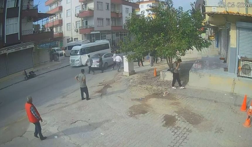 Tarsus’ta otomobilin çarptığı yaya yaralandı
