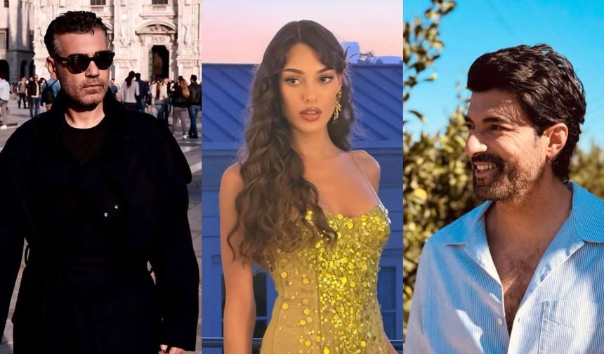 Engin Akyürek, Caner Cindoruk ve Dilan Çiçek Deniz Cannes Yolcusu