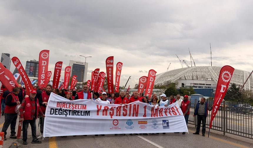 Ankara’da 1 Mayıs İşçi ve Emekçi Bayramı: Parti ve STK’ler AKM’de toplandı
