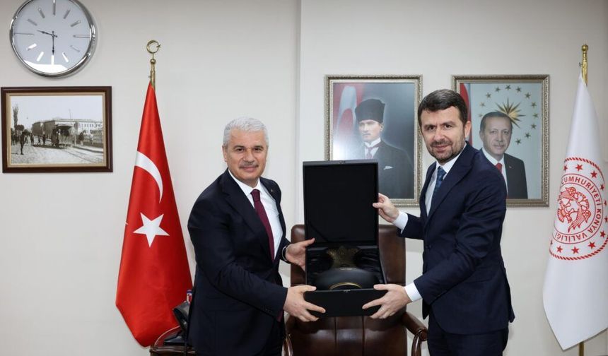 BİK Genel Müdürü Çay’dan Konya Valisi Akın’a ziyaret