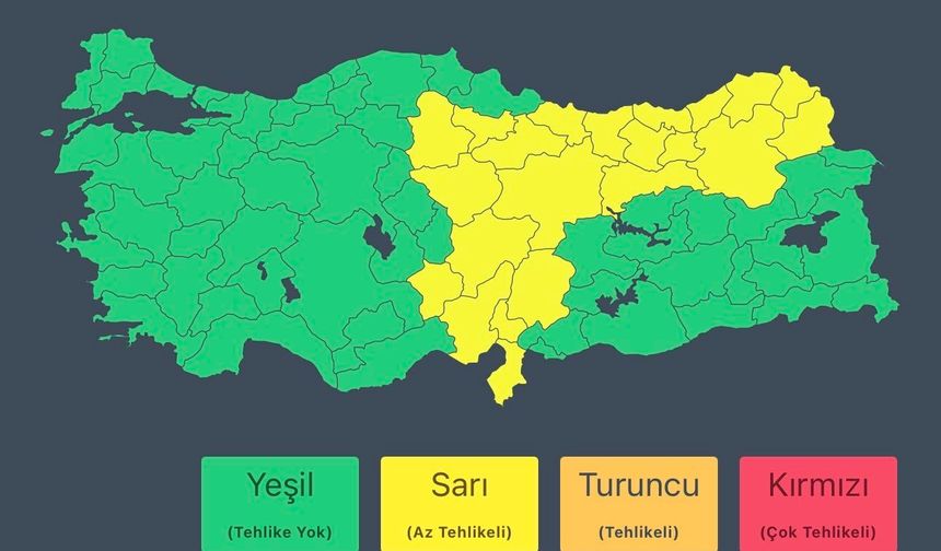 AFAD’dan sağanak yağış uyarısı: Olumsuzluklara karşı dikkatli olun