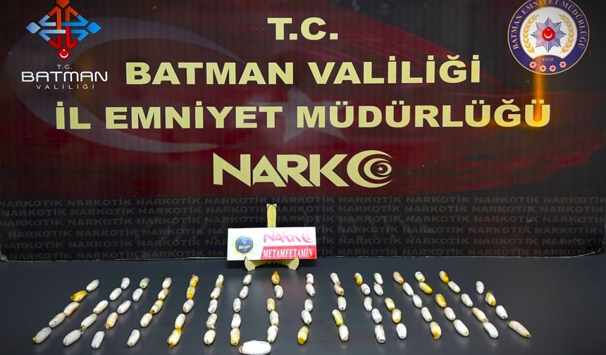 Batman'da 4 şüphelinin midesinden uyuşturucu çıktı