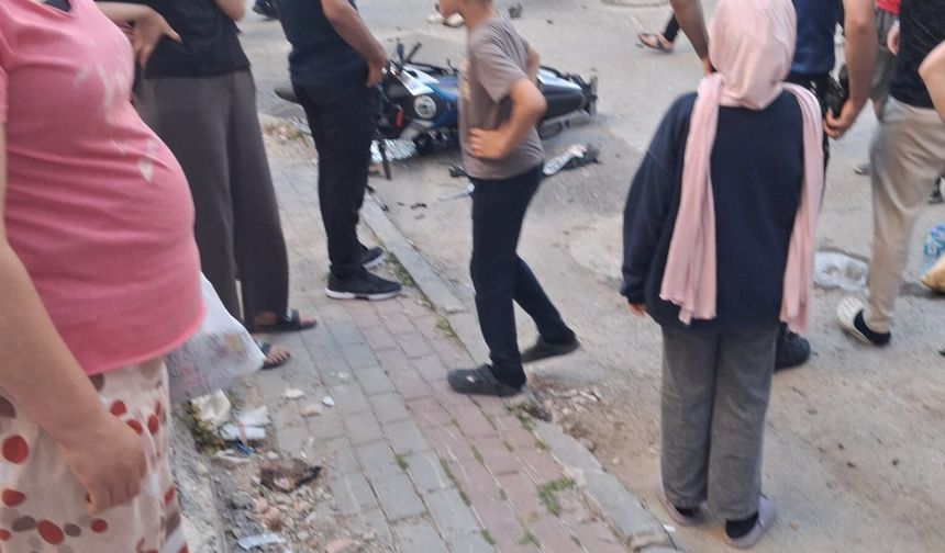Bursa’da otomobil ile motosiklet çarpıştı