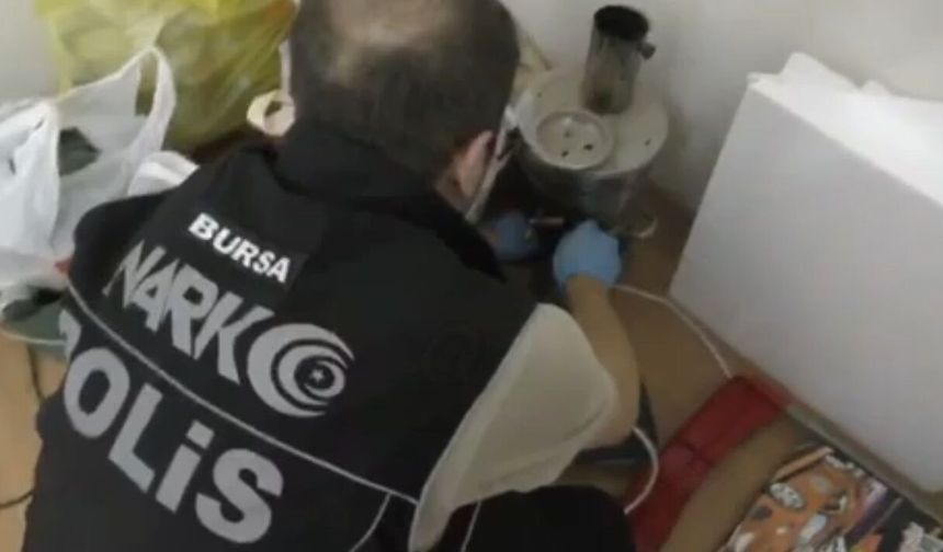 Bursa'da uyuşturucu operasyonu