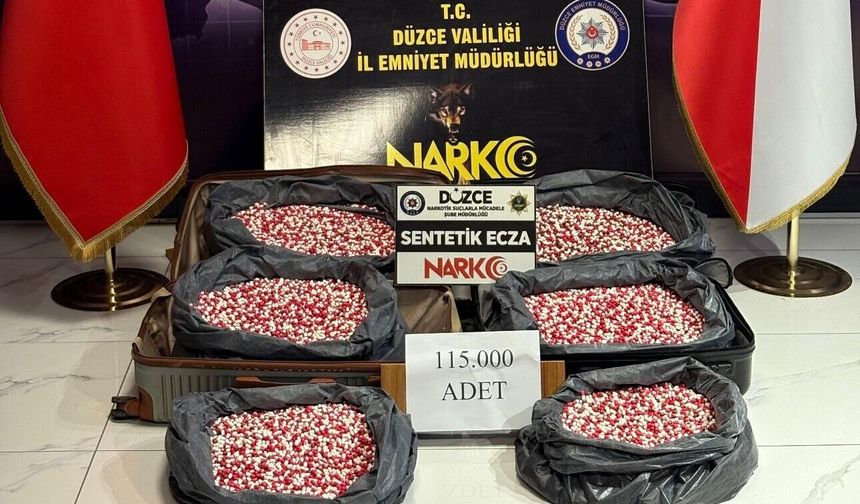 Düzce'de uyuşturucu operasyonu