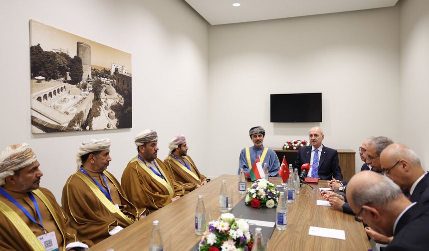 Numan Kurtulmuş ve Al Maawali görüştü