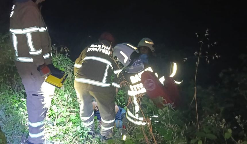 Tuvalet ihtiyacını gidermek isteyen alkollü şahıs ırmağa düştü