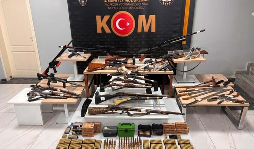 Uşak'ta Silah Ticaretine Operasyon