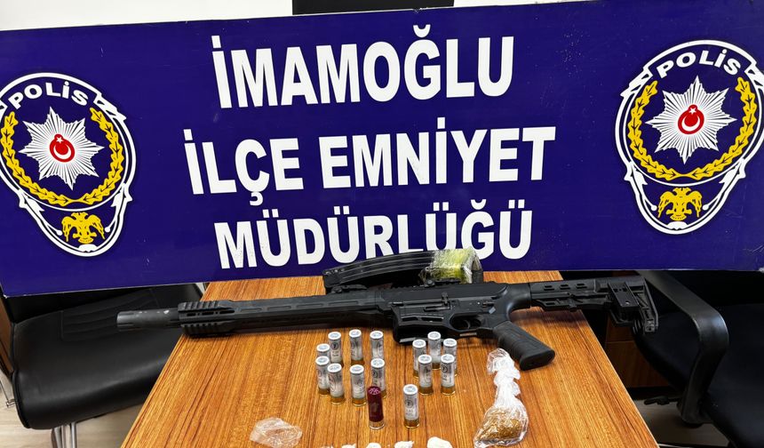 Uyuşturucu ticareti şüphelisi kaldığı evde yakalandı