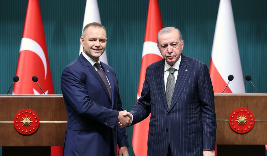 Cumhurbaşkanı Erdoğan ve Karol Nawrocki ile görüştü