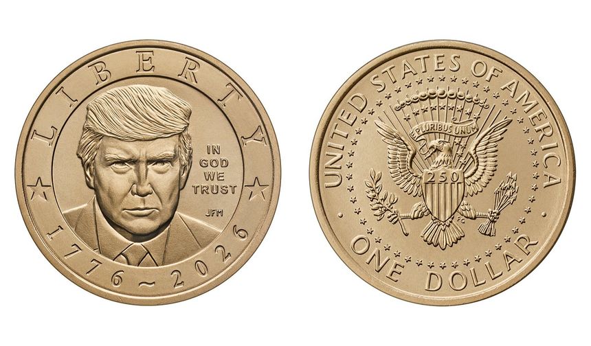 ABD'de Trump'ın Yer Aldığı Altın Para Basılacak