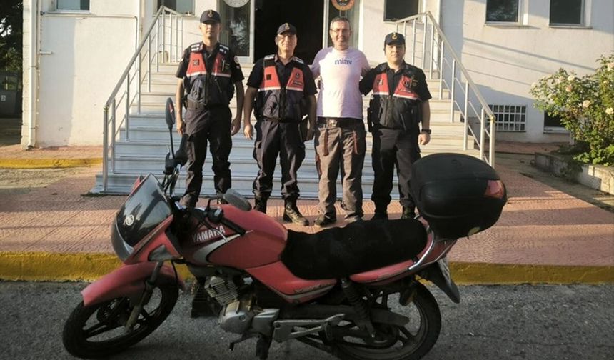 Edirne'de motosiklet hırsızlığına tutuklama