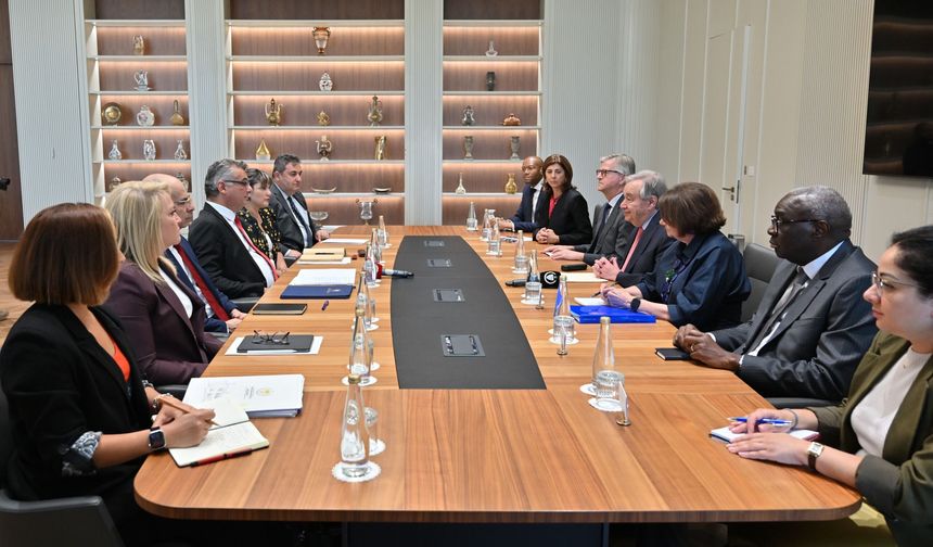 KKTC Cumhurbaşkanı Erhürman, BM Genel Sekreteri Guterres ile Ne Görüştü?