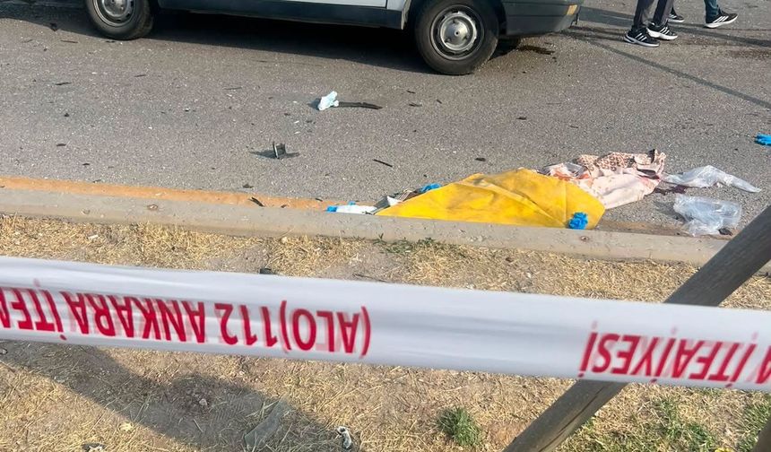 Ankara'da feci kaza: 1 ölü