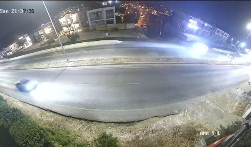 Bodrum'da Otomobil Takla Attı