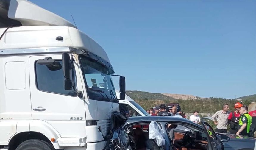 Bursa'da ölümlü kaza: 1 ölü, 2 yaralı