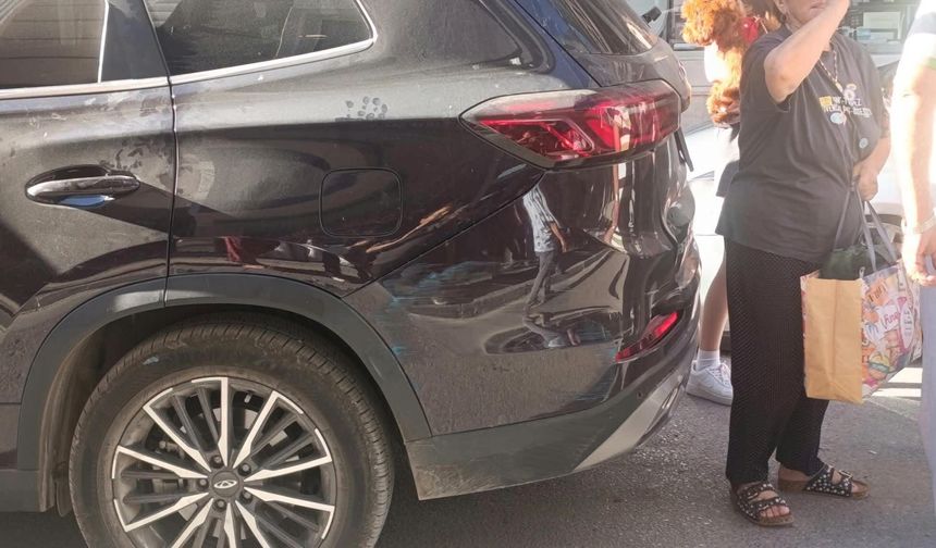 Edirne’de Sürücüsüz At Arabası Park Halindeki Otomobile Çarptı