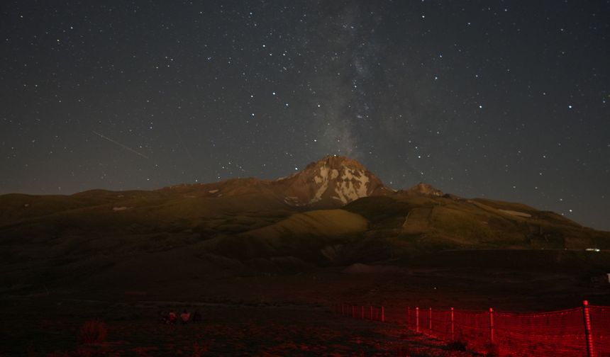 Erciyes'te Görülen Meteor Yağmuru