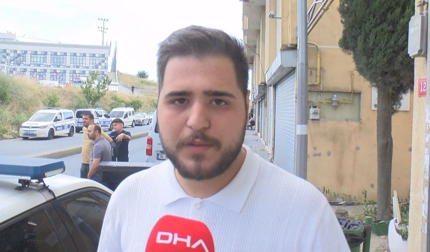 Esenler'de otluk alanda yangın
