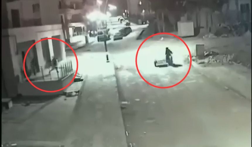 Kameraya yakalanan motosikletli hırsızlara 2 tutuklama