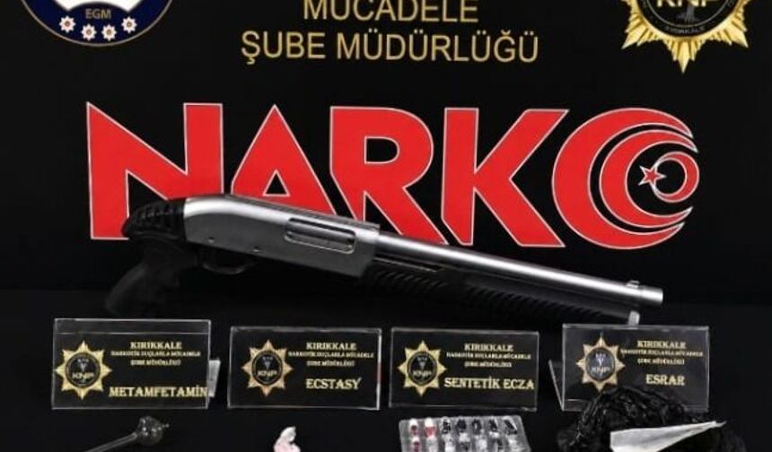 Kırıkkale'de uyuşturucu ya yönelik operasyon