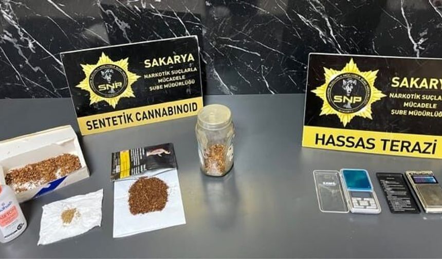 Sakarya'daki uyuşturucu operasyonuna 1 tutuklama