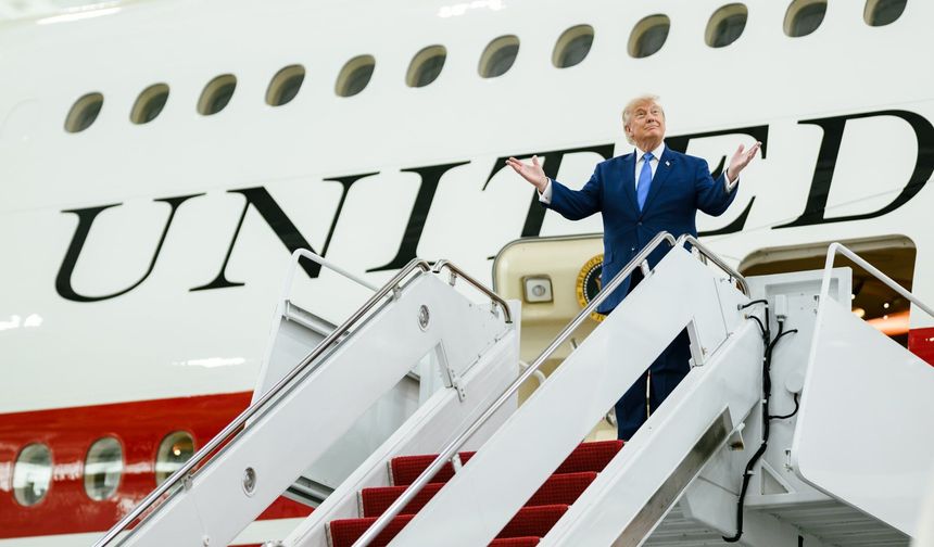 Trump Türkiye'de uçak değiştirdi mi?