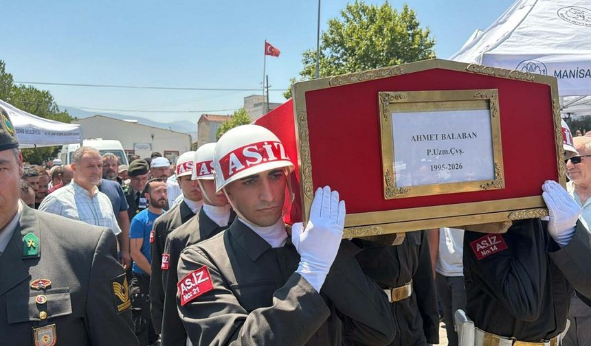 Yaşamını yitiren uzman çavuş memleketinde toprağa verildi