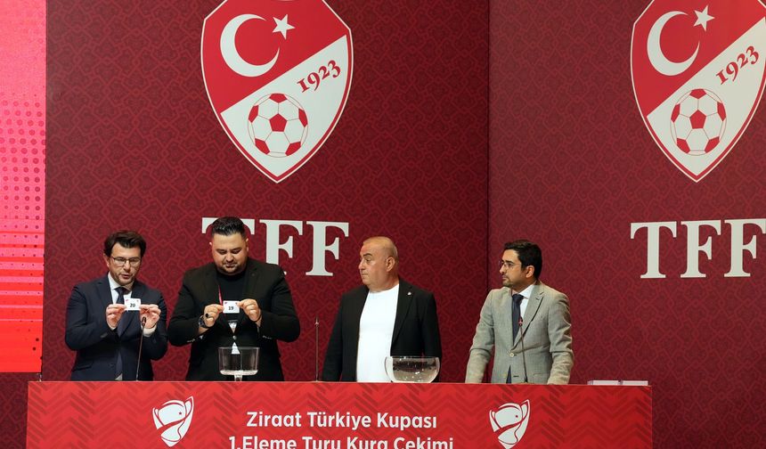 Ziraat Türkiye Kupası 1'inci Eleme Turu Kura Çekimi Gerçekleşti