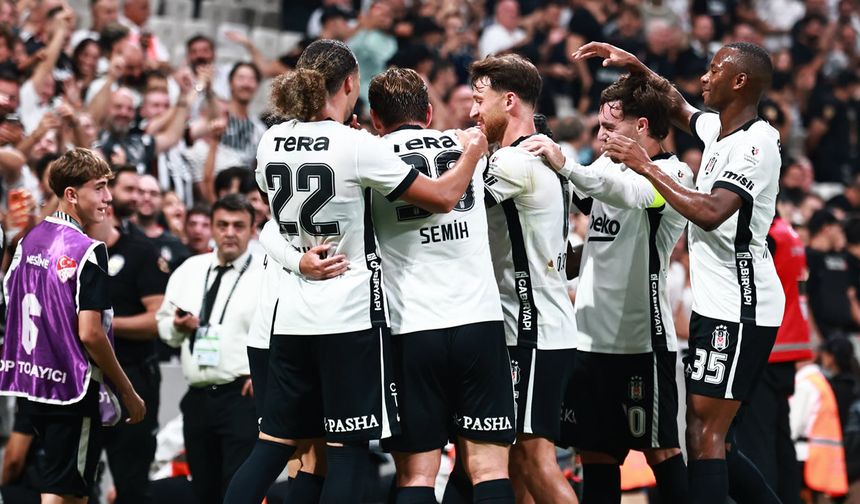 Beşiktaş lige galibiyetle başladı!