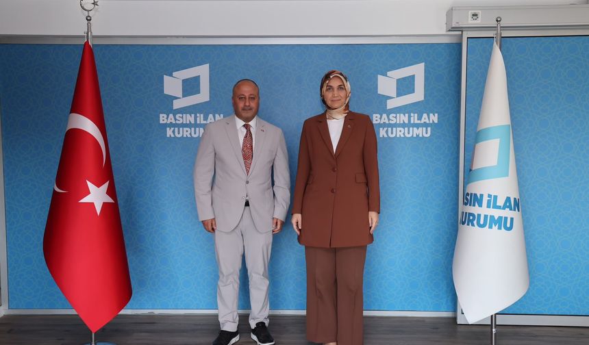 Kübra Güran Yiğitbaşı’ndan Basın İlan Kurumu Ankara Bölge Müdürlüğü’ne Anlamlı Ziyaret