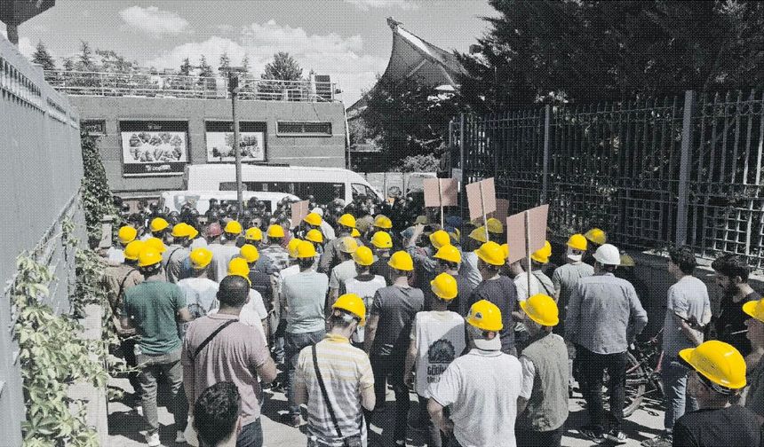 Gözaltıların ardından maden işçilerinden Enerji Bakanlığı’nda yeni direniş