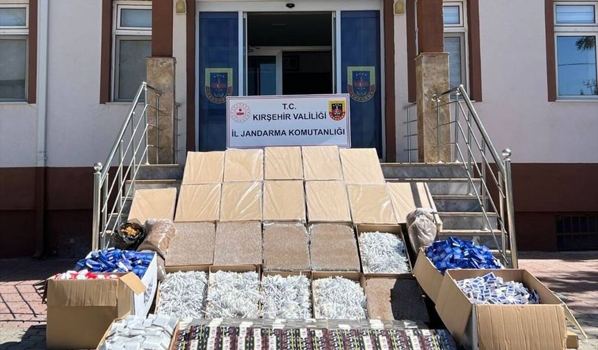 Kırşehir'de makaron operasyonu
