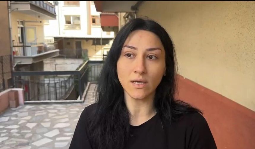 Ankara'da otomobil apartman bahçesine devrildi