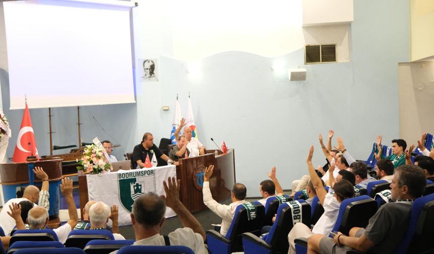 Bodrumspor'da başkanlık koltuğu değişmedi